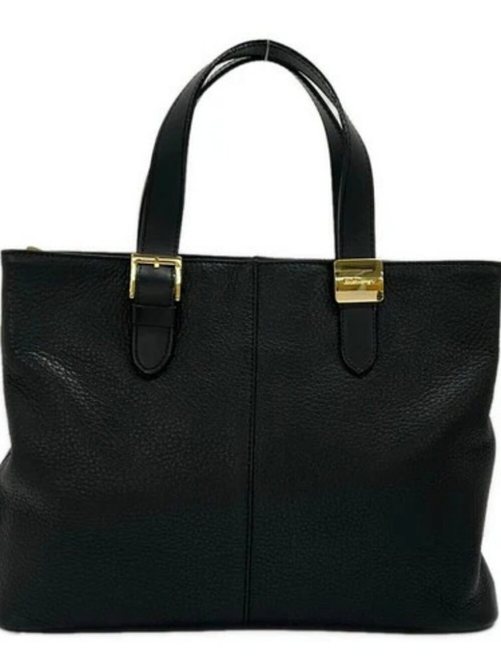 Burberry's - Black Leather Tote Bag